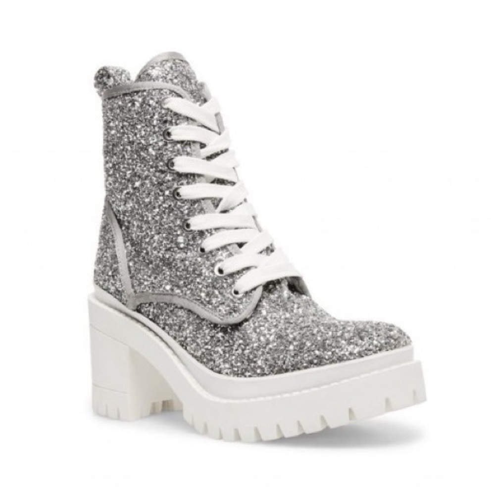 Steve Madden US Bloom - Silver Glitter